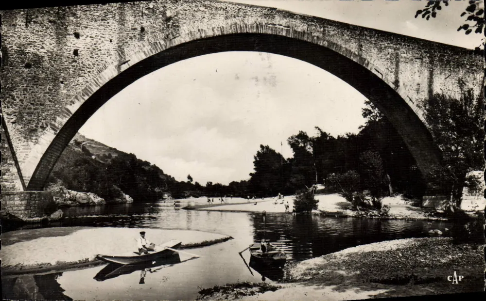 Ponte de Tain-les-Bains — vista sobre o rio — C.A.P. n°45 - Frente