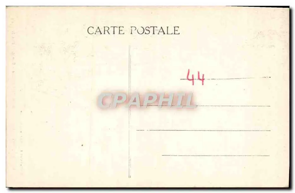 NANTES — Innenansicht der Kathedrale — Orgelstiege — Sammlung F. Chapeau, Nantes, Nr. 129 - Rückseite