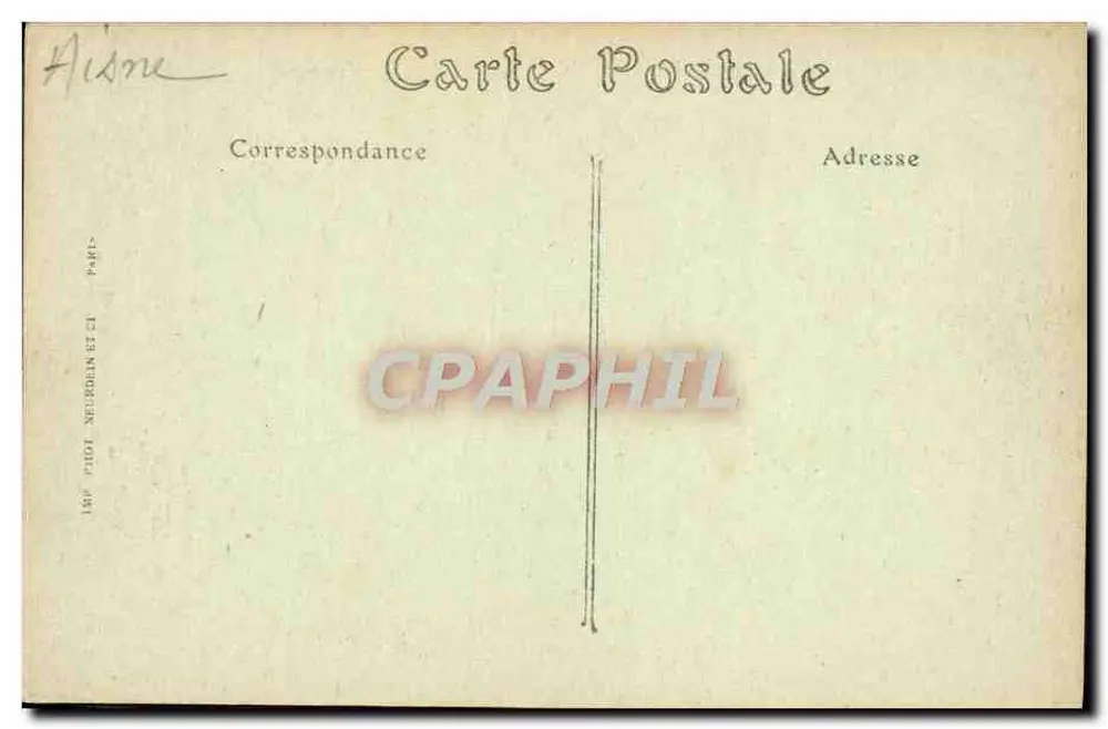 Coucy-le-Château — La Porte de Laon, Innenseite — ND. Piot. - Rückseite