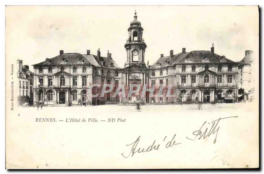 Rennes — O Hotel de Ville — May-Hoissellange, n°2 - Frente