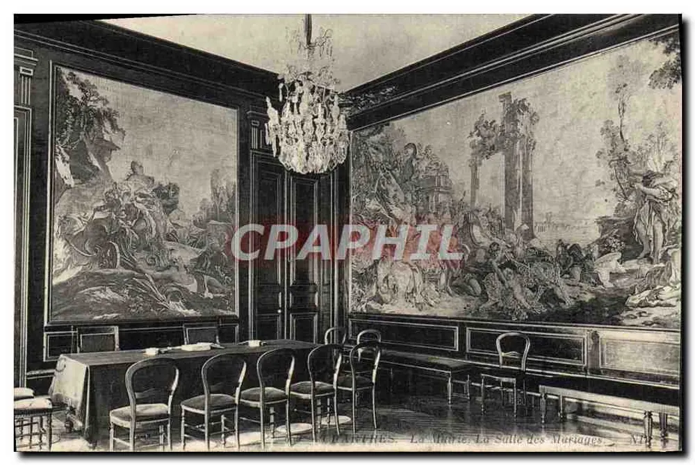Chantilly. Das Rathaus. Die Trauzimmer — Nr. 11 - Vorderseite
