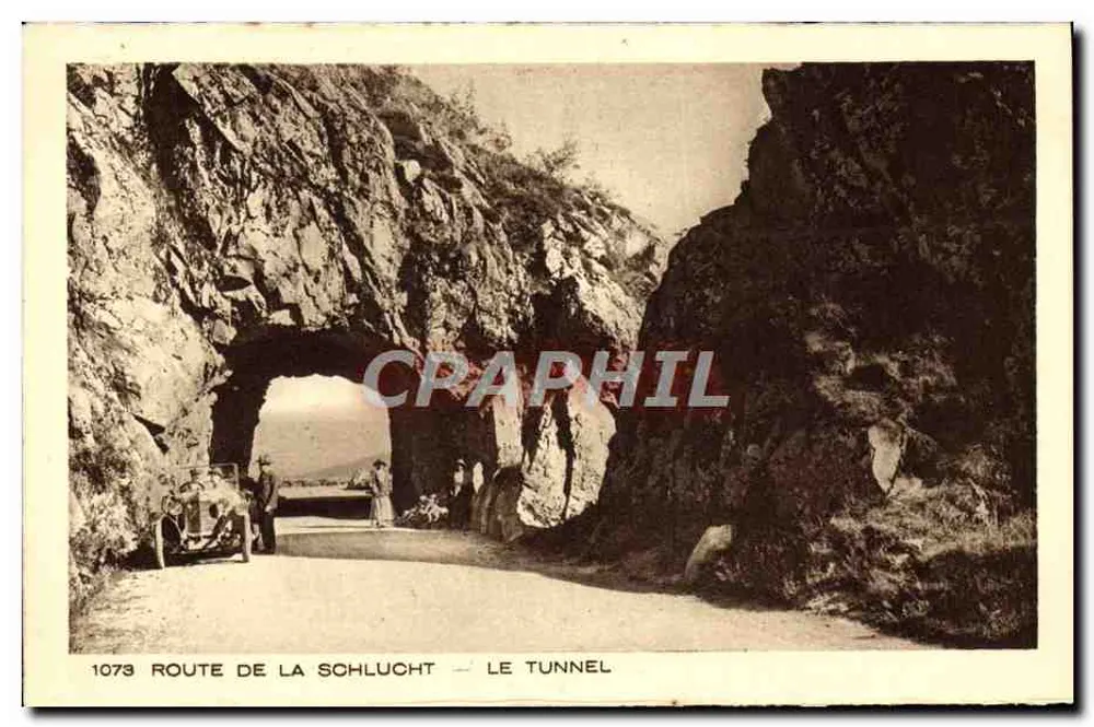 Rodovia da Schlucht — O Túnel — Braun & Cie, Dernach - Frente
