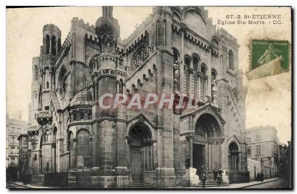 St-Étienne — Igreja de Santa Maria — C.G. — n° 67.2 - Frente