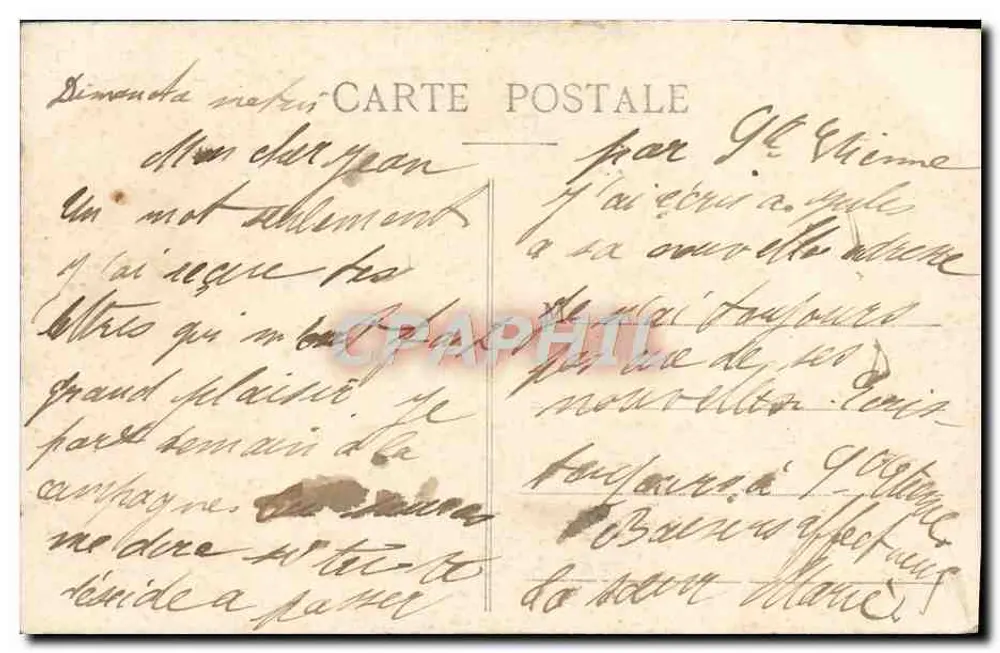 St-Étienne — Igreja de Santa Maria — C.G. — n° 67.2 - Verso
