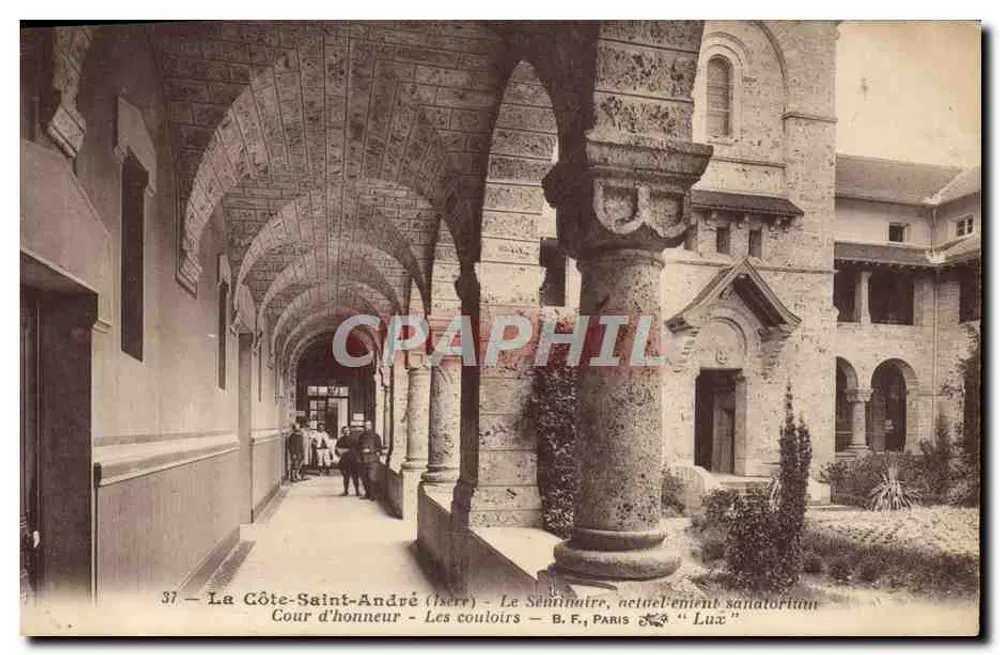 La Côte-Saint-André (Isère) - Das Seminar, ruhiges Sanatorium - Die Gänge - B.F., Paris « Lux » - Vorderseite