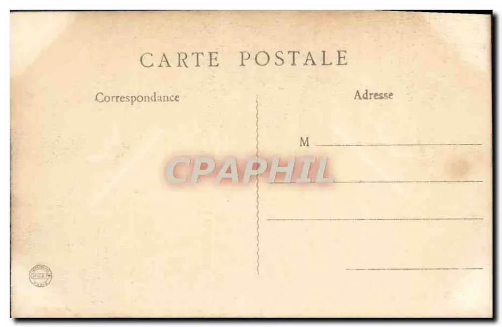 La Côte-Saint-André (Isère) - Das Seminar, ruhiges Sanatorium - Die Gänge - B.F., Paris « Lux » - Rückseite