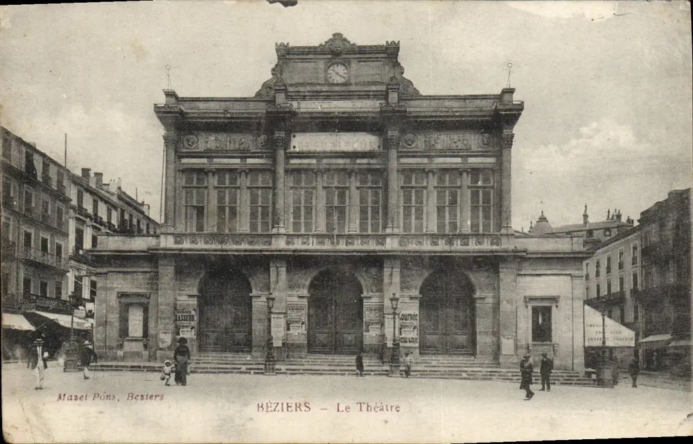Béziers — O Teatro — Mazel Pons - Frente