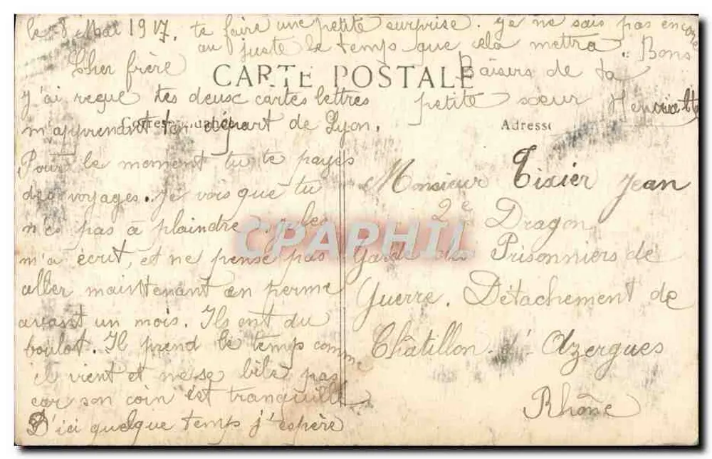 Levallois - L'Hôtel-de-Ville - PF. - Verso