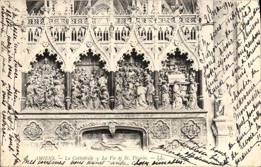 Amiens — Die Kathedrale — Das Leben des Heiligen Firmin — LL. - Vorderseite