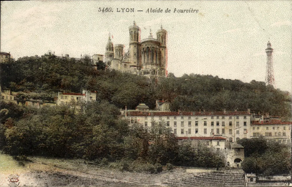 LYON — Abside de Fourvière — Editor: L. B. C. (n° 5460) - Frente