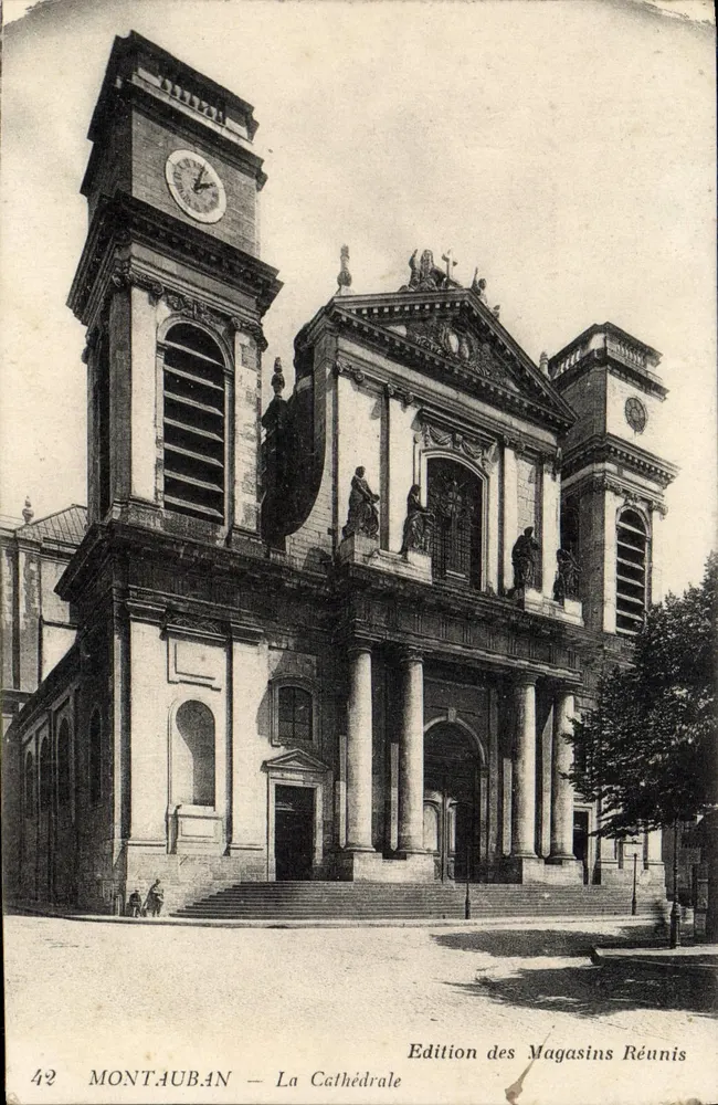 Montauban — A Catedral — Edição dos Magasins Réunis - Frente