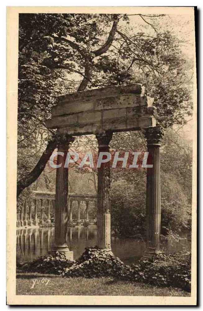 Parc Monceau — Fontaine e colunatas — Edição de Arte YVON, Série 3 n°42 - Frente