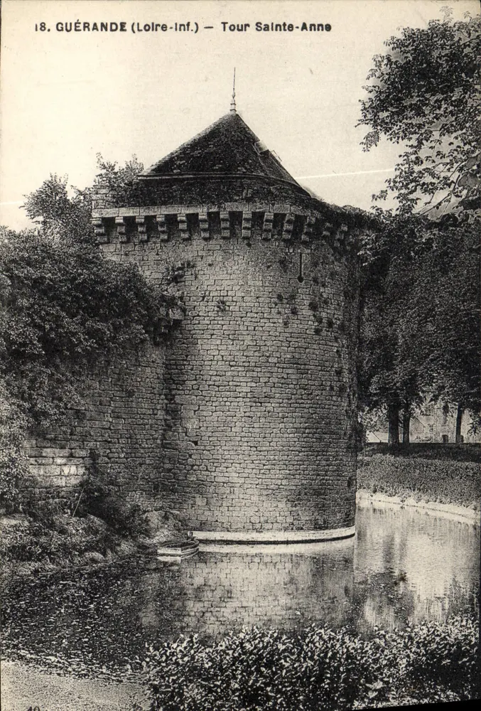 Guérande (Loire-Inf.) — Torre Santa Ana — P. Château, editor Nantes, n°18 - Frente