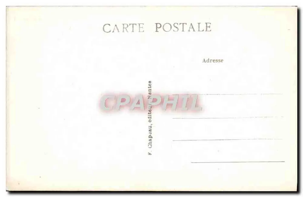 Batz-sur-Mer (Loire-Inf.) — Die Arceaux, Ruinen der Kapelle Notre-Dame du Mûrlier (15. Jahrhundert) — G. Chapeau, Verlag Nantes - Rückseite