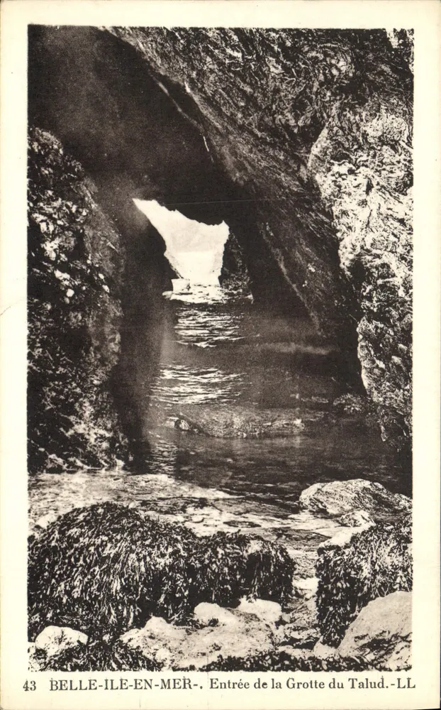 Belle-Île-en-Mer — Eingang zur Grotte des Talud — LL n°43 - Vorderseite