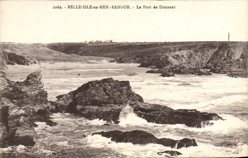 Der Hafen von Donnant — Belle-Île-en-Mer — Laurent-Nal, Reunce - Vorderseite