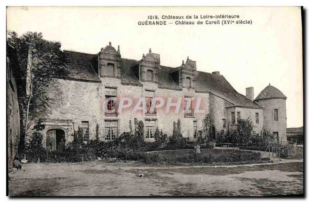 Castelo de Careil — Guérande — Castelos da Loire-Inférieure (século XVI) - Frente