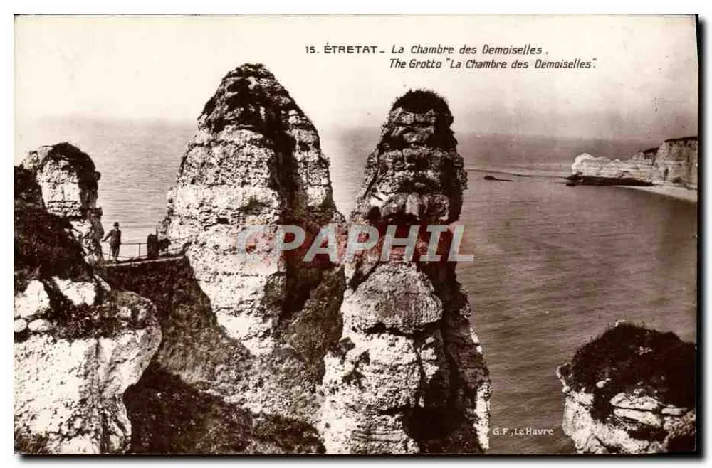 Étretat — Die Kammer der Jungfrauen — G.F. Le Havre - Vorderseite