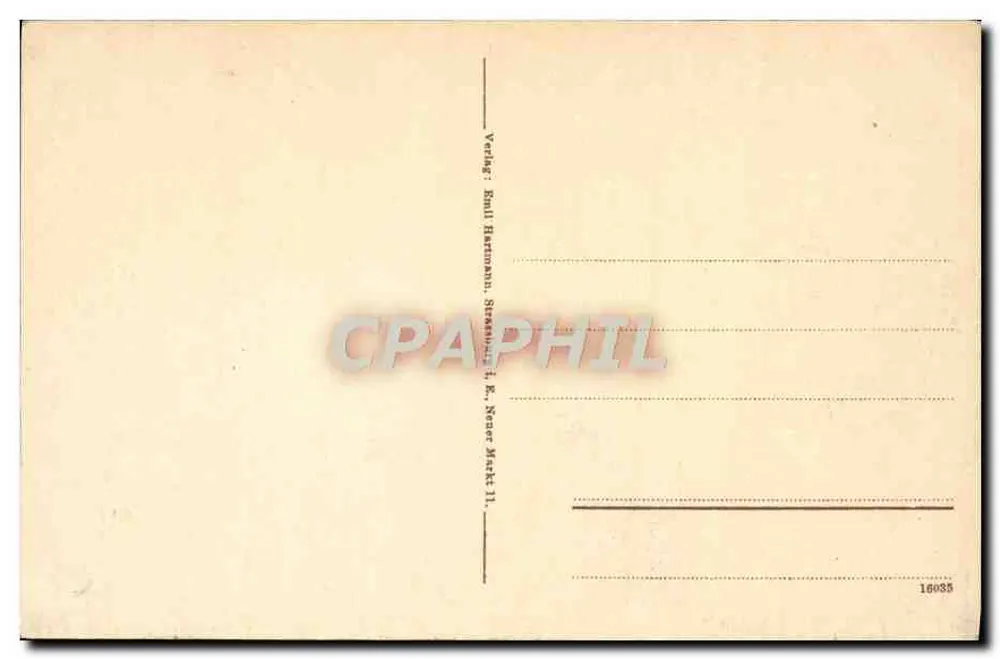 Ruínas de Landsberg bei Barr — Ruína Landsberg bei Barr. — Editor: Emil Hartmann, Steinau a. R., Nenner Markt 11. - Verso