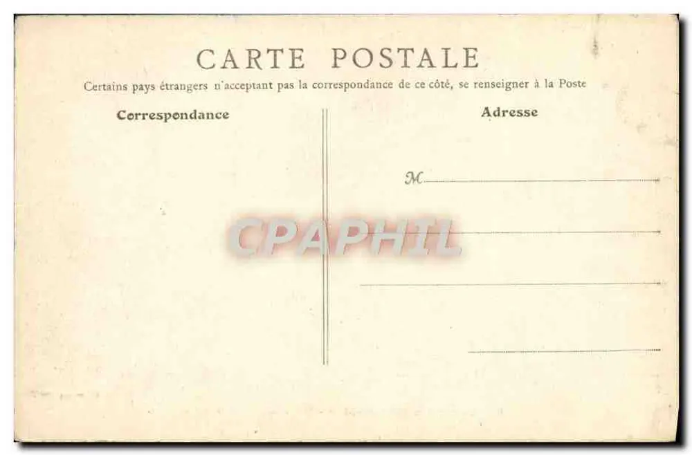 Varengeville-sur-Mer — Eingang zum Schloss Ango — B. F., Paris, Nr. 9 - Rückseite
