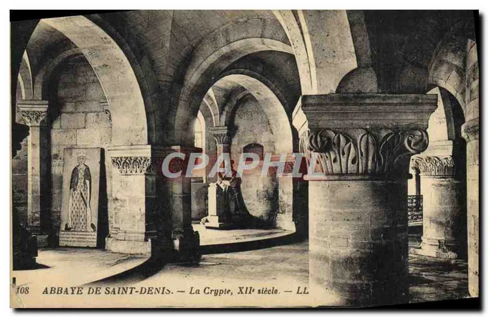 Abadia de Saint-Denis — A Cripta, Século XII — LL - Frente
