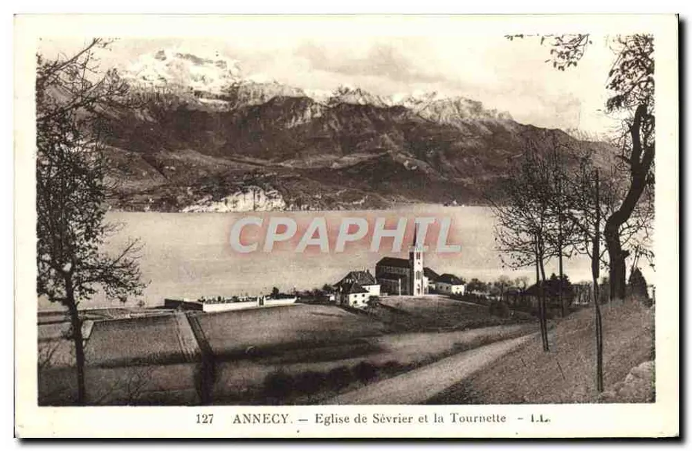Annecy — Kirche Sévrier und die Tournette — I.L. - Vorderseite