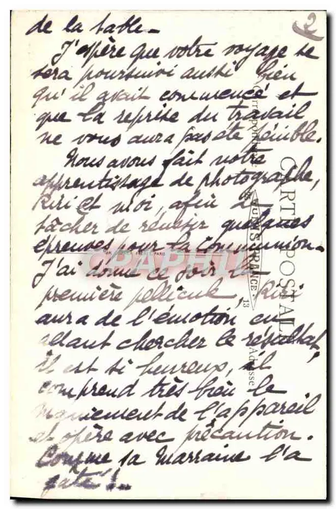 Menton — Ansicht des Hafens und der Stadt — Edition La Côte d'Azur, n°43 - Rückseite
