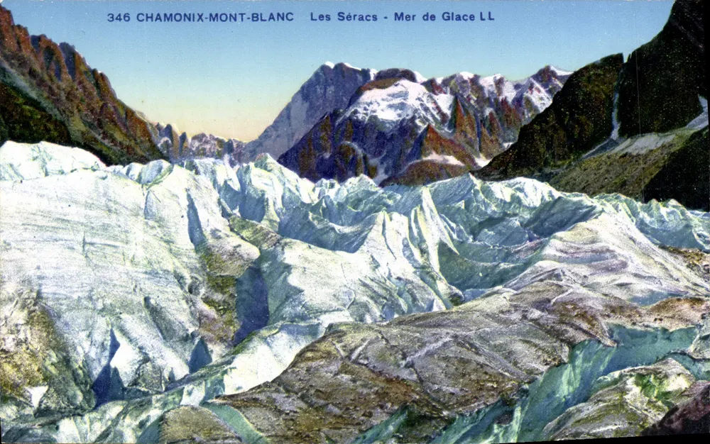 Chamonix-Mont-Blanc — Os Séracs - Mar de Gelo LL — n° 346 - Frente