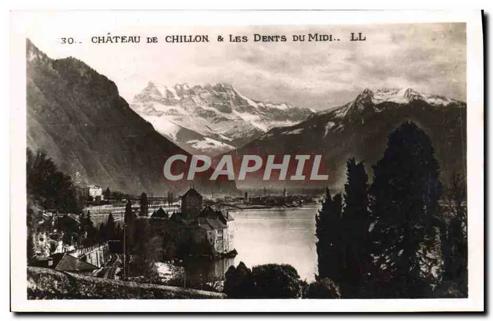 Zamek Chillon i Zęby Południa — LL — n°30 - Awers