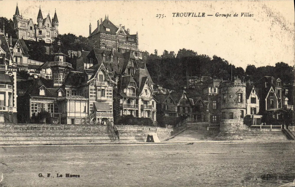 Trouville — Grupo de Villas — G. F. Le Havre, n°275 - Frente