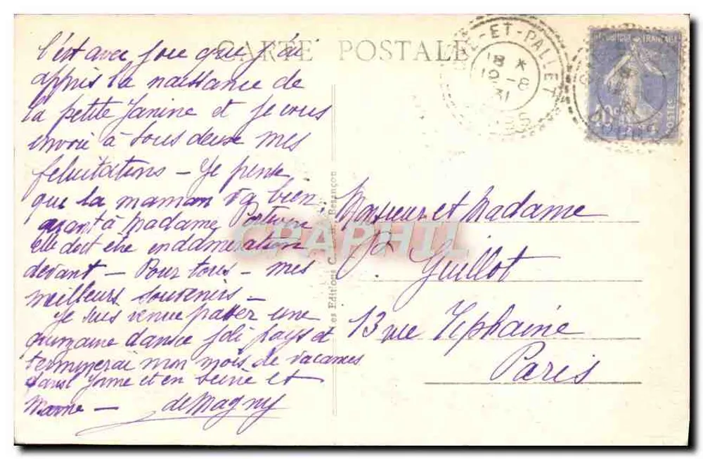Pittorelle Stätten der Franche-Comté — Route des Fourgs und die Festungen Jeux und Larmont — Verlag C. Balançon, n° 1004 - Rückseite