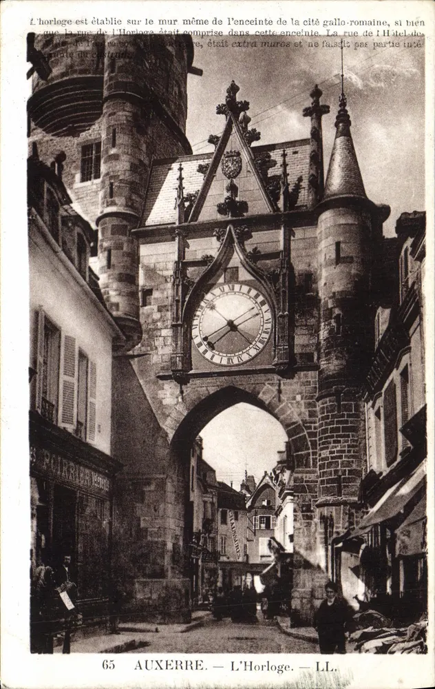 AUXERRE — A Relógio — LL. — Editor LL. - Frente