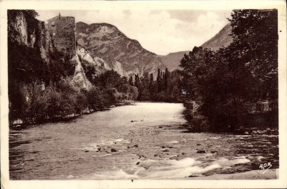 Tarascon-sur-Ariège — Die Mauern und der Ariège am Zusammenfluss des Vicdessos — Les Cartes A. Paix-FouX ALBI - Vorderseite