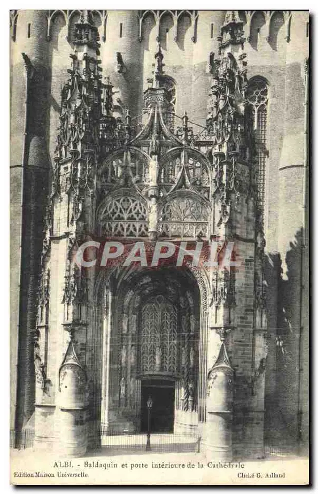 Albi - Baldaquin und Innenportal der Kathedrale — Edition Maison Universelle, n° 147 - Vorderseite