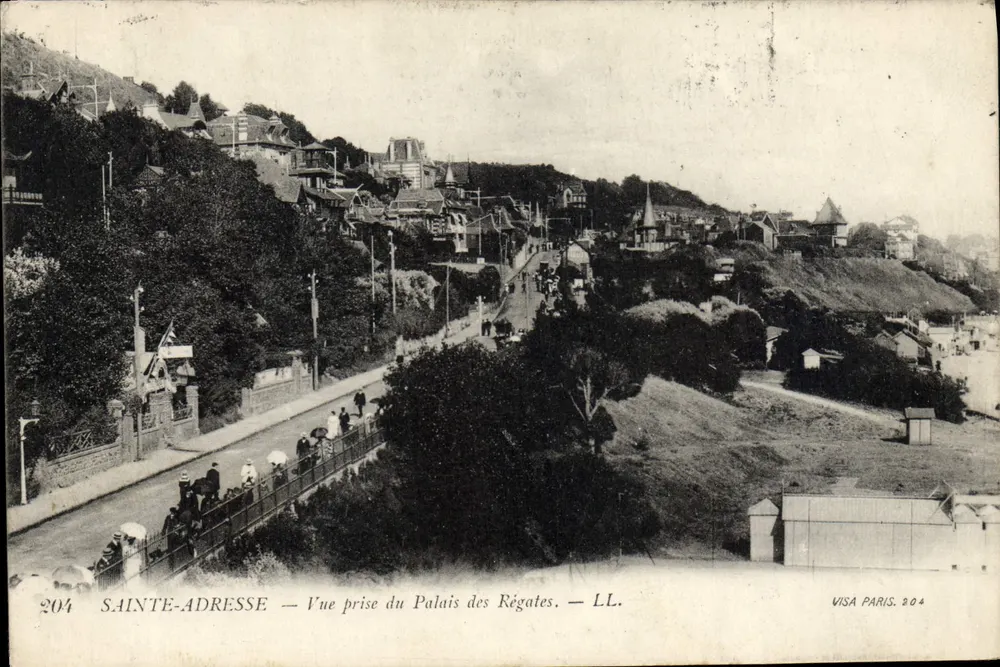 Sainte-Adresse — Ansicht vom Palast der Regatten — LL. — VISA PARIS 204 - Vorderseite