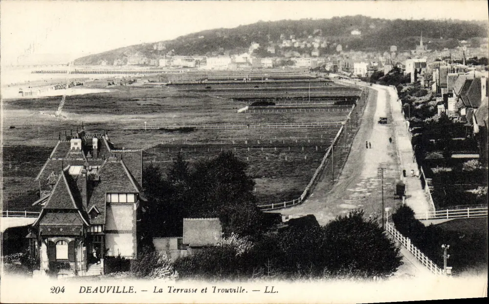 Deauville — La Terrasse et Trouville — LL. — N° 204 - Vorderseite