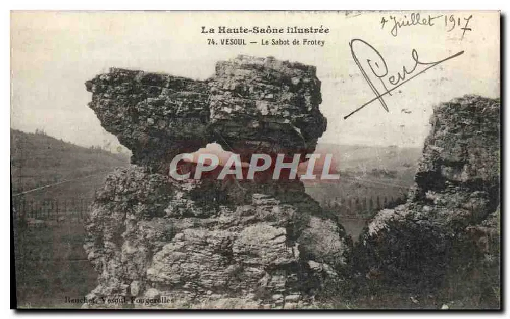 Der Sabot de Frotey — Vesoul, Haute-Saône — La Haute-Saône illustrée, n°74 - Vorderseite