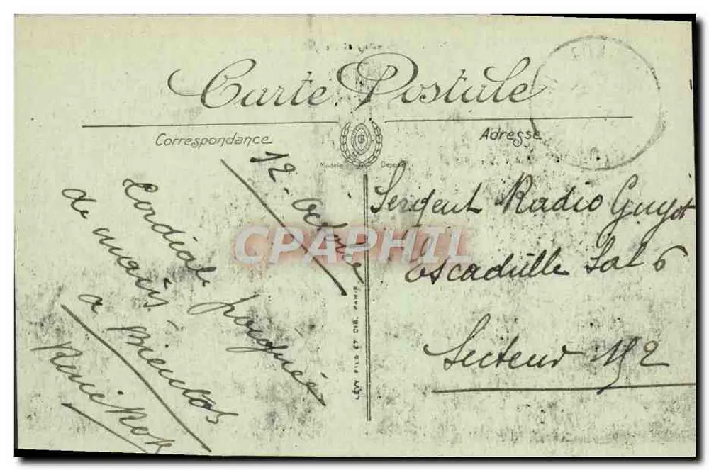 Tours — O Hotel de Ville (Laloux, Arquiteto) e os Jatos d'Água — L.L. - Verso