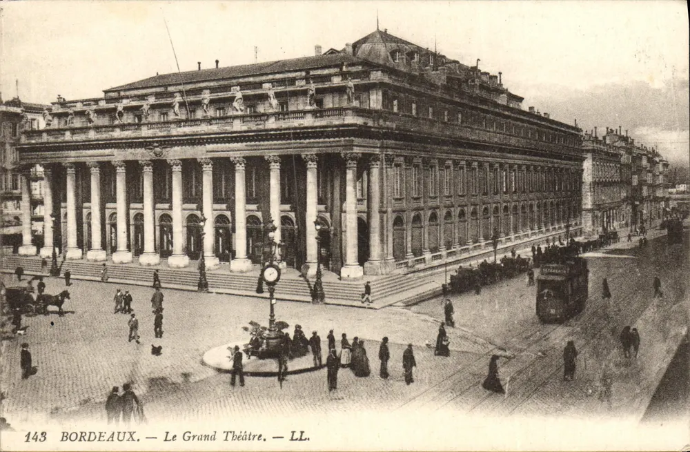 Bordeaux — O Grande Teatro — LL. n° 143 - Frente