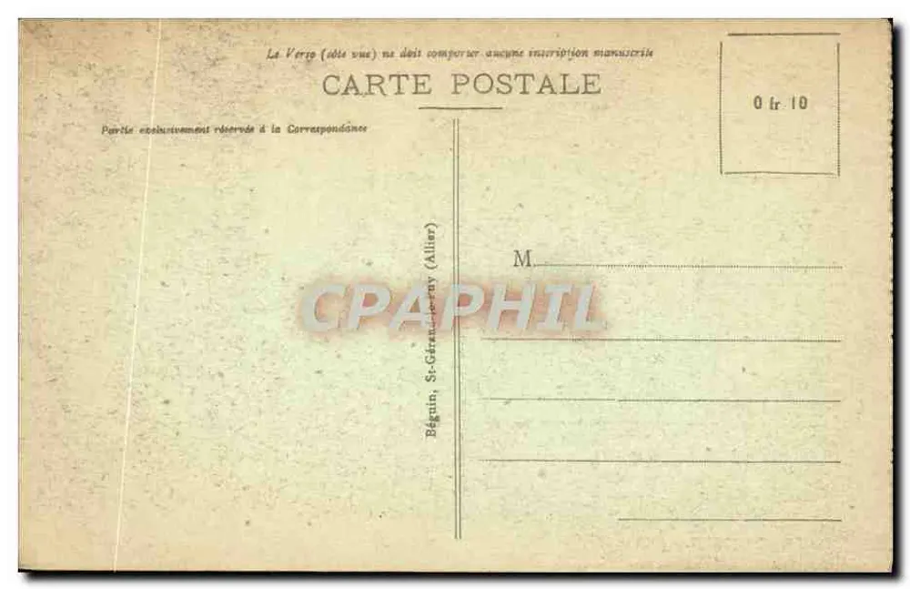 Bourbon-L'Archambault — Das Casino und das Thermalbad — Ideal, n° 2072 - Rückseite