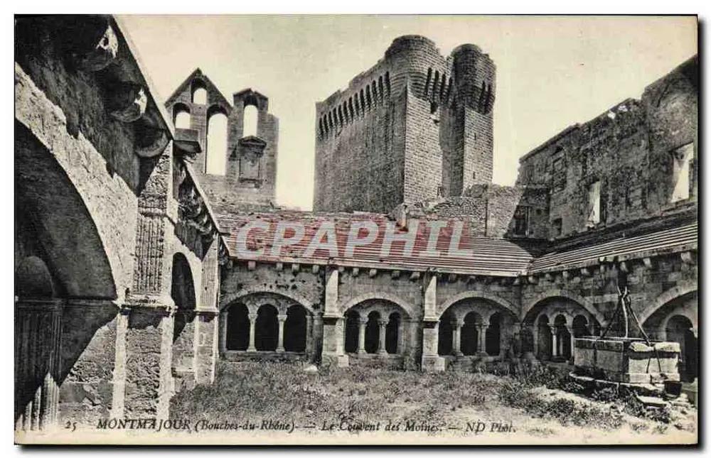 Montmajour (Bocche del Rodano) — Il Convento dei Monaci — ND Plôt. - Recto