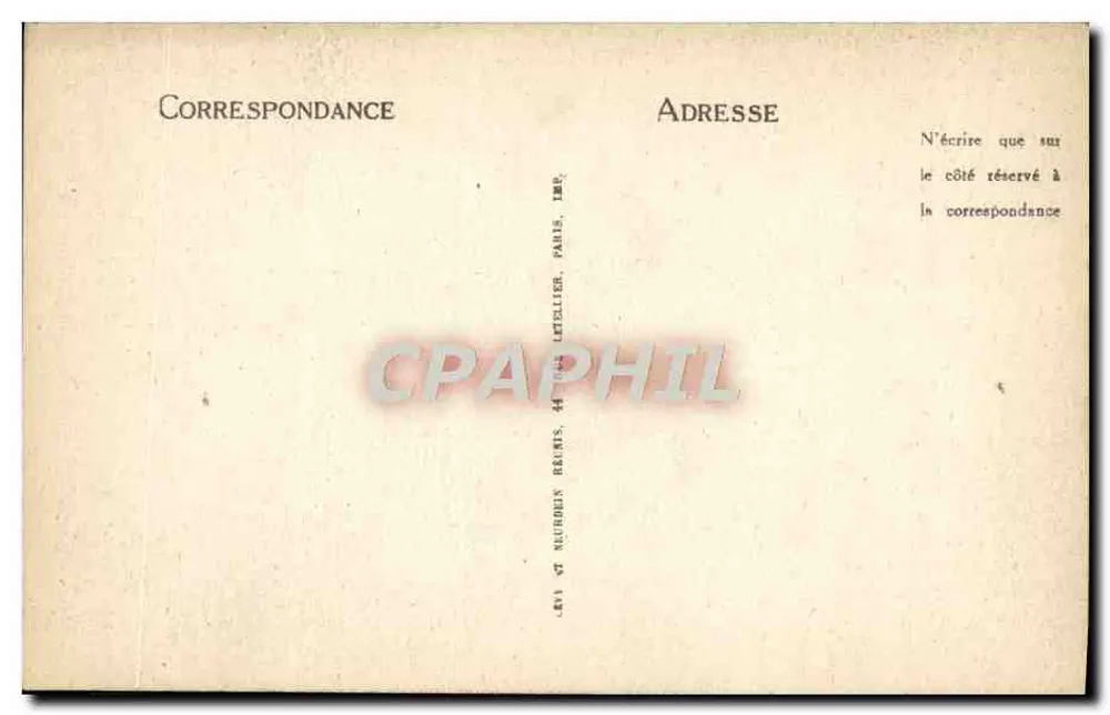 Rouen - Hotel Bourgtheroulde - ND - Verso