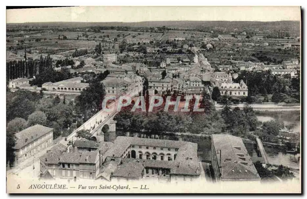 Angoulême — Visão em direção a Saint-Cybard — LL. - Frente