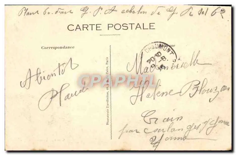 El Viaducto de Chaumont — La Haute-Marne — Cliché A. Pourtroy, editor, n° 461 - Reverso