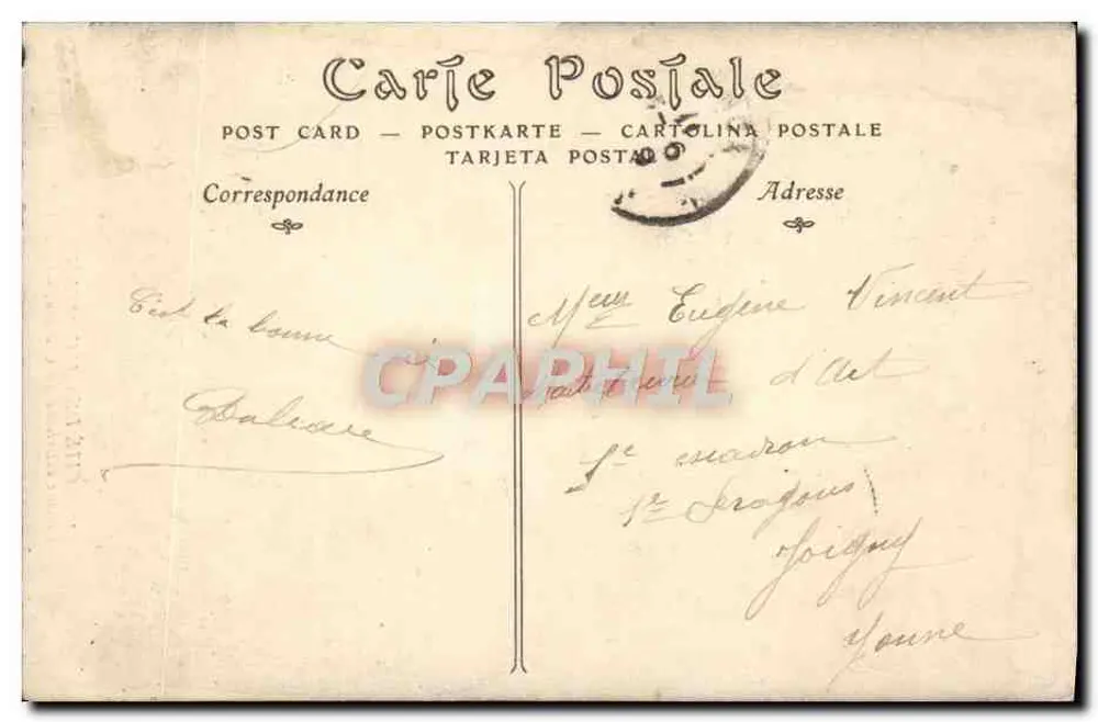 Cité de Carcassonne — Äußere Verteidigung des Schlosses — ND Phot. - Rückseite