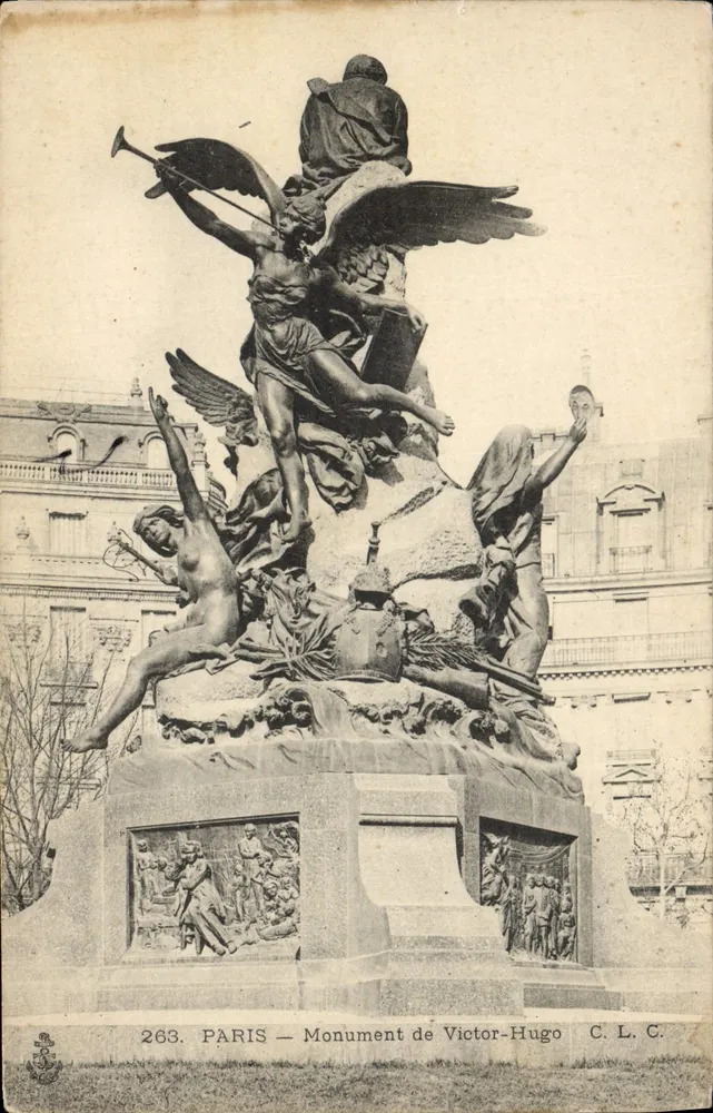 PARIS — Monument van Victor-Hugo — C. L. C. n° 263 - Voorkant