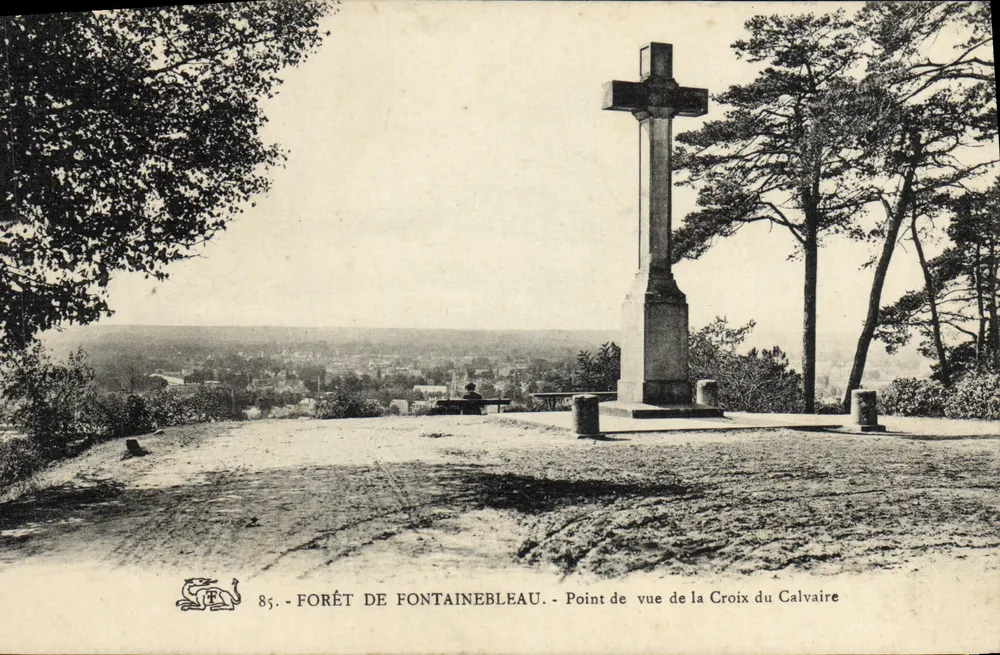 Wald von Fontainebleau — Ausblick von der Kreuzung Calvaire — n° 85 - Vorderseite