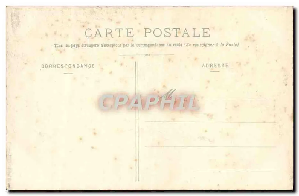 Floresta de Fontainebleau — A Mesa do Rei — Editor n°121 - Verso