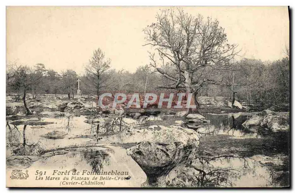 Die Seen des Plateaus von Belle-Croix — Forêt de Fontainebleau — Cuvier-Châtillon - Vorderseite