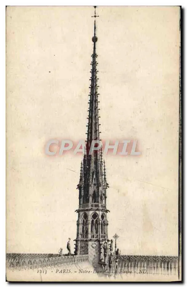 Paris - Notre-Dame - La Flèche - ND - Awers